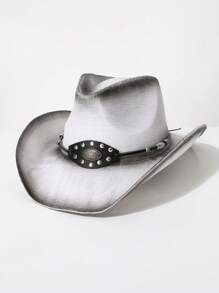 1pc Women's Western Cowboy Hat, Suitable For Beach Sun Protection, Music Festival, Western Cowboy Themed Events, Vintage Parties, Costume Parties, Performances, Daily Wear