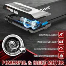 Yagud Walking Pad Treadmill Under Desk Portable Home Office 2.5 Treadmills With Remote Control LED Display - Silvery-black1 - View 3