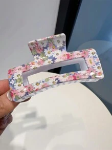 1 szt./3 szt./6 szt. Damskie spinki do włosów z drobnym kwiatowym nadrukiem, świeże i słodkie akcesoria do włosów do upięć, spinka do włosów, spinka do włosów na jesień i zimę do strojów wakacyjnych dla kobiet - Wielokolorowe - Zobacz 6