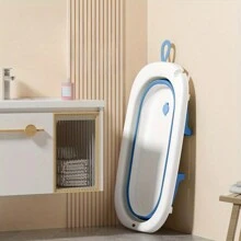 1pc Foldable Dog Lover And Dog Mom Love Bathing Basin, With Drain Plug - Made Of PP Material, Suitable For Bathing Cat Lover And Cat Mom Loves And Dog Lover And Dog Mom Loves, With Sturdy Support Legs, For Indoor And Outdoor Use, Space-Saving, Especially Suitable For Dog Lover And Dog Mom Loves