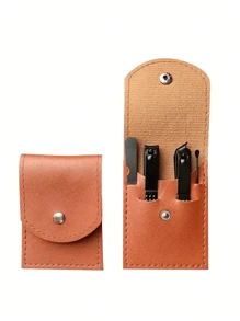 Set di manicure 4/7 pezzi, set per la cura delle unghie da viaggio, set di strumenti per la rimozione della cera auricolare, set di strumenti per manicure/pedicure per uomo e donna, set professionale di forbicine per unghie