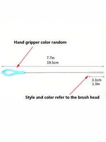 2pcs/4pcs/6pcs/12pcsStainless Steel Straw Brush, Baby Bottle Water Bottle Nylon Brush, Glass Tube Cleaning Brush,Kitchen,Bathroom,Home,Household Suppliers - White - View 6