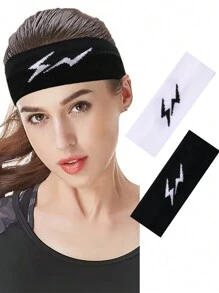 1pc Embroidered Sports Headband, Sweat Absorbent Headwrap For Men & Women, Suitable For Hiphop, Street Dance, Casual Streetwear, Polyester, All Seasons Hair Band Turban Headband Sweatband, Hairband Fall Winter Hair Accessories For Women For Vacation Outfits Woman Elegant Scarf Women Bandanas Soft Headwrap Summer Outfits,Travel,Birthday - Multicolor - View 7