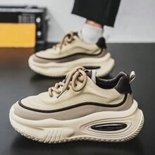 Sneaker autunno 2024 stile europeo di alta qualità da uomo, scarpe casual con suola spessa, sneaker oversize - Mika - Visualizzare 4