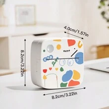 LAIBEAR 迷你贴纸打印机，便携式热敏口袋照片打印机，蓝牙无墨打印机，适用于DIY日记、备忘录、学习笔记、清单，返校必备