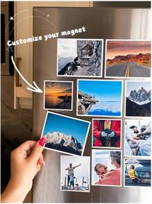 Imanes personalizados con foto, regalos de aniversario personalizados, imanes con impresión fotográfica, regalo personalizado para mamá, imanes para locker con impresión, regalo del Día de San Valentín, regalo para ella, regalo para él, regalo para mamá, regalo para amigos, decoración del hogar, decoración, regalo personalizado, regalo a medida