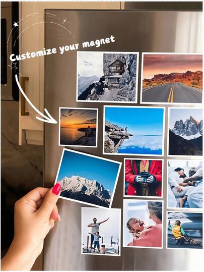 Photo Magnets Customized Magnets Photo Print Anniversary Gifts Personalized Magnets Custom Print Gift For Mom Photo Printing Locker Magnets Valentine's Day Gift, Valentines, Gift For Her, Gift For Him, Gift For Mum, Gift For Friends, Home Decor, Decoration, Personalized Gift, Custom Gift,Xmas Decoration,For Housewarming ,For Family ,Kitchen Utensils, Inspirational Quotes