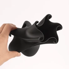 Elegant Bohemian Black Plastic Vase - Ideal For Farmhouse Decor, Tabletop, Bookshelf, Wedding And Party Decoration Home Decor Room Decor Flower Vase Glass Vase