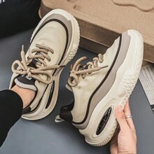 Sneaker autunno 2024 stile europeo di alta qualità da uomo, scarpe casual con suola spessa, sneaker oversize - Mika - Visualizzare 5