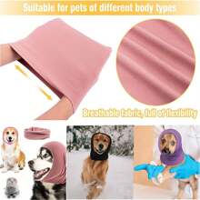 3-Piece Set Of Dog Ear Muffs, Noise Protection Cover, Hearing Pack, Ear Muffs, Winter Scarf