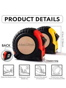 1 Peça Fita Métrica Personalizada com Foto e Texto, 3 Metros, Conjunto de Fita Métrica para Pai, Avô, Namorado, Noivo, Amor Além da Medida, Presente do Dia dos Pais, Aniversário, Inauguração da Casa