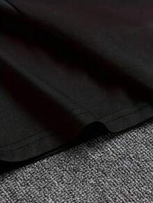 2pcs Set: Rose Print Long Sleeve T-Shirt And Leggings, Special Women's Outfit Casual Black Spring - Black - View 6