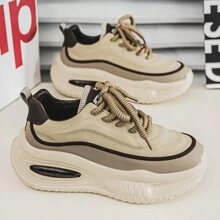 Sneaker autunno 2024 stile europeo di alta qualità da uomo, scarpe casual con suola spessa, sneaker oversize - Mika - Visualizzare 3