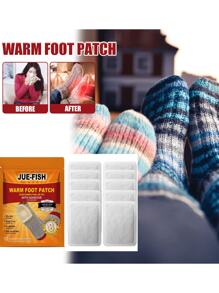 爵鱼自热暖脚器，冬季一次性暖脚贴，保持双脚温暖