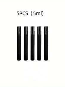 5/10/20pcs Portable Refillable Black Perfume Spray Bottles, Mini Perfume Refillable Spray Bottles, Cosmetic Essence Water Storage Containers, Perfume Spray Bottles, Perfume Spray Pump Boxes, Mini Pocket Perfume Sprays, Refillable Perfume Dispenser Transfer Tools (2ml/3ml/5ml) - Black - View 17