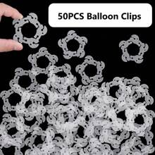 10/20/30/40/50/60/80/100PCS Balloon Clips, Balloon Arch Bracket Buckle, Balloon Connectors Clip Holders For Decor Balloon Arch Column Stand Garland Birthday Wedding Decorations
