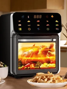 RAF 9.5Quarts Food Essentials And Family Helpers Smart Air Fryer Oil-Free Electric Fryer Household Electric Oven Kitchen Toaster Multifunctional Microwave Fans Oven Smart Assistant Enjoy Life Kitchen Appliance Cooking Electric Touch Screen 10-In-1 Function