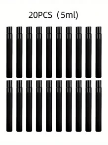 5/10/20pcs Portable Refillable Black Perfume Spray Bottles, Mini Perfume Refillable Spray Bottles, Cosmetic Essence Water Storage Containers, Perfume Spray Bottles, Perfume Spray Pump Boxes, Mini Pocket Perfume Sprays, Refillable Perfume Dispenser Transfer Tools (2ml/3ml/5ml) - Black - View 12