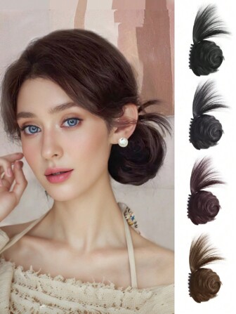 SHDanrtsey Fermaglio per capelli con piume, decorazione per tempie in un unico pezzo, accessorio per capelli a forma di navetta, con piume di pollo, pinza a doppia sfera per grattarsi la testa, accessorio per capelli per donne, fermaglio per grattarsi la testa a forma di navetta