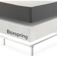 ZINUS 14 Inch Elias Metal Platform Bed Frame, Steel Support, No Box Spring Needed, Easy Assembly, Queen - White - View 9