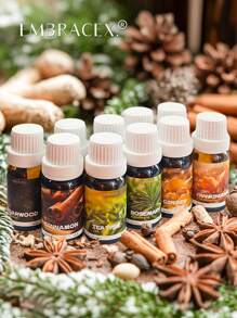 EMBRACEX. 10ml Weißer Moschus Ätherisches Öl Weißer Moschus Aromatherapie Ätherisches Öl Verwendung Pflanzenduft Ätherisches Öl zur Linderung von psychischem Stress