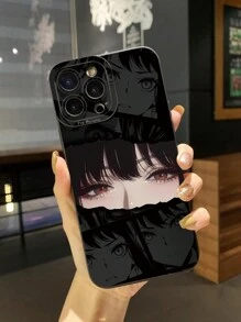 1 件水下女孩设计防震手机壳，适用于 Apple、/Galaxy、Infinix、Redmi、OPPO、VIVO、Realme - 黑色 - 查看 1