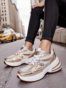 Royalfashion Damen Sneaker Fiefo - Gold - Übersicht 2