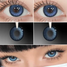 MILLCREEK MILL CREEK Color Contact Lenses 14.2MM Green Soft Lenses Makeup Beautiful Lenses Can Be Used For 12 Months
