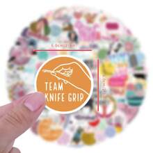 100pcs Colorful Crochet Handmade Stickers, Vinyl Aesthetic Decals, DIY Creative Stickers, Rich Colors, Suitable For Cars, Motorcycles, Skateboards, Helmets, Bicycles, Computers, IPads, Great Choice For Decoration And Gifts,Stickers,Crochet,Car Stickers,Granny Square,Helmet Stickers,Woobles