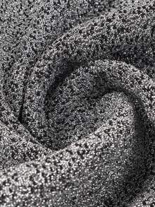 Pantalón casual de color liso y sencillo para mujer, adecuado para uso diario - Gris - Ver 5