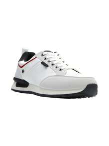 Mixed Retro Sneaker - White - View 4
