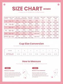 Women Wireless Floral Padded Push Up Seamless Lingerie Bra With Side Support - Blue - View 5