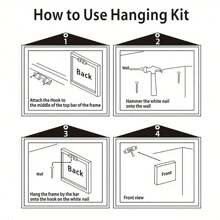 Polar Bear Poster, Animal Poster, Canvas Print Wall Art Room Decor  Wooden Frame