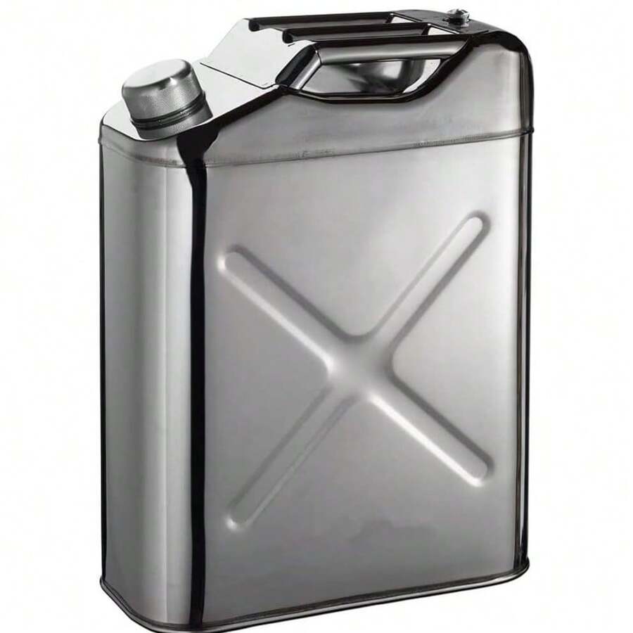 5Gallon 20L - 304 Stainless Steel Jerry Can Water Jug Portable
