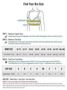 MELENECA MELENECA Women's Full Coverage No Padding Plus Size Lace Underwire Bra