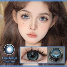 MILLCREEK MILL CREEK Color Contact Lenses 14.2MM Green Soft Lenses Makeup Beautiful Lenses Can Be Used For 12 Months