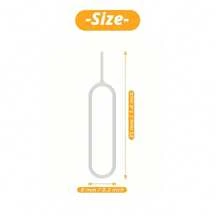 Dazone 50-10,000 Pieces SIM Card Removal Openning Tool Universal Tray Eject Pins Needle Opener Ejector Compatible With All Phone And Tablet Models - Silver - View 6