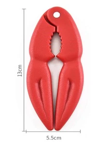 3pcs Random Color Walnut Cracker, Nut Clip, Kitchen Supplies, Crab Sheller, Crab Tool - Multicolor - View 5