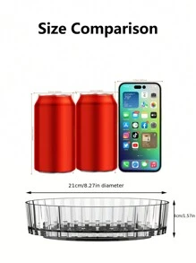 1pc Cosmetics Storage Tray, Rotating Seasoning Rack Holder, Spice Rack Organizer, Desktop Storage Box, Kitchen Utensils, Apartment Essentials, College Dorm Essentials, Back To School, Kitchen Stuff, Home Storage Ttems,Home Decoration,Boho Vibes,For Holiday Beach, Bathroom Collection, Bedroom Collection, Large Capacity - Multicolor - View 6