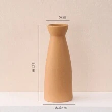 1-3pcs Ceramic Vase Set, Trumpet Mouth Design With Wide Body, Suitable For Flower Display, Living Room Decor, Corner Display, Dining Table Center Piece, Compatible With Dried Flowers, Modern Scandinavian Style Frosted Exhibition Vase, Multiple Colors Available Gifts Birthday Graduation Home Decor Flower Vase Glass Vase