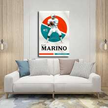 Dan Marino Canvas Poster Wall Art Bedroom Decor Living Room Decoration Gift - Unframe - View 4