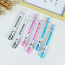 Creative Syringe, Neutral Pen, Simulation To Eliminate Viruses, Injection Syringe Design, Black Signature Pen, Vaccine Pen(Random Color And Style)