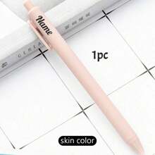 1/2/5/10/20pcs Custom Engraving Color Ballpoint Pens, Back To School Supplies For Kids, Personalized Pens Ballpoint With Name, Personalized Wedding Pen, 14.4cm/5.66in, Pink/White/Mint Green/Sky Blue/Light Blue/Yellow/Light Yellow/Light Purple/Purple/Skin Color, Customized Couple Pen, Personalized Bridesmaid Pen, Groomsman Pen, Office Decor - Multicolor - View 49