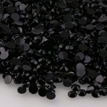 1000pcs Flat Back Resin Rhinestones, Resin Crystals, Round Flat Bottom Resin Gems, For Accessories, Shoes, Clothes, Cosmetics, Bags, Handmade DIY Art Decorations