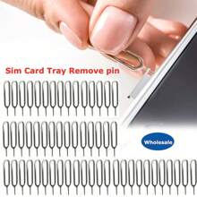 Dazone 50-10,000 Pieces SIM Card Removal Openning Tool Universal Tray Eject Pins Needle Opener Ejector Compatible With All Phone And Tablet Models - Silver - View 4