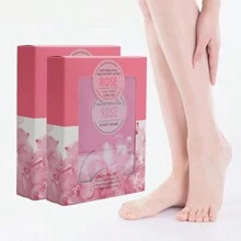 KOURUILIFE 8 包/套足浴泻盐套装薰衣草泡泡盐、足霜、足部磨砂膏、糖磨砂乳液足浴盒装 4 步水疗修脚套装按摩干足老茧去除剂圣诞礼物 - 彩色 - 查看 3