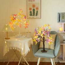 1pc Elegant LED Simulated Butterfly Desk Lamp, Romantic Decor Light, USB/Battery Powered Plastic Tabletop Lamp, Suitable For Valentine's Day, Wedding, Housewarming, Birthday, Holiday, Events, Home And Office - All Seasons