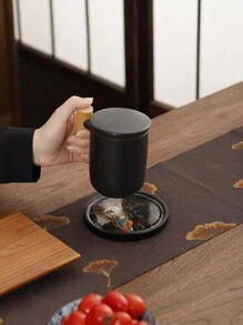 Chinese Style Cup Coasters With Chinese Opera Characters And Dunhuang Flying Fairy Goddess Creative Coasters For Teacups And Tabletops - Multicolor - View 2