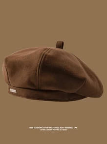 4/3/1件(S) 2026新款时尚女士八角贝雷帽，优雅复古英伦风羊毛毡帽，适合外出、聚会、派对，可作为送给她的礼物，情人节礼物