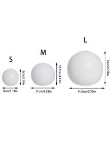 1pc/3pcs Round Vase Ornament Ins Nordic Round Vase Modern Simple Round Vase Decoration Ornament Round Vase Dry Flower Desktop Home Entrance Flower Arrangement Decoration Flower